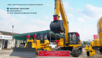 LỄ BÀN GIAO XE ỦI B160C VÀ MÁY XÚC ĐÀO LIUGONG 925E TẠI BÃI MÁY TÂN NGUYÊN