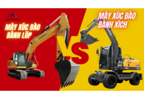 NÊN MUA MÁY XÚC ĐÀO BÁNH XÍCH HAY MÁY XÚC ĐÀO BÁNH LỐP ? NÊN MUA MÁY XÚC ĐÀO BÁNH XÍCH HAY MÁY XÚC ĐÀO BÁNH LỐP ?