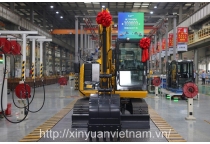 Máy xúc thứ 100.000  đã lăn bánh thành công khỏi dây chuyền sản xuất tại LiuGong  Máy xúc thứ 100.000  đã lăn bánh thành công khỏi dây chuyền sản xuất tại LiuGong