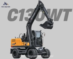 Máy xúc đào Xinyuan XYC130WT