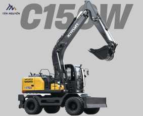 Máy xúc đào Xinyuan XYC150W