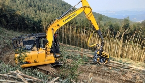 MÁY XÚC LIUGONG TRONG LÂM NGHIỆP