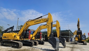 MCT TÂN NGUYÊN BÀN GIAO BỘ ĐÔI MÁY XÚC ĐÀO LIUGONG 925E 