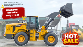 VỀ THÊM MÁY XÚC LẬT XG958N VÀ MÁY LU RUNG 2 CẦU XG614H THƯƠNG HIỆU XGMA