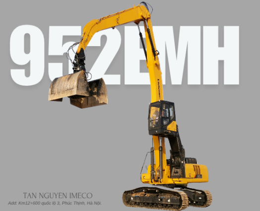 MÁY XÚC ĐÀO LIUGONG 952EMH - CABIN NÂNG HẠ