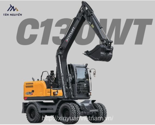Máy xúc đào Xinyuan XYC130WT