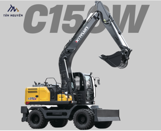 Máy xúc đào Xinyuan XYC150W